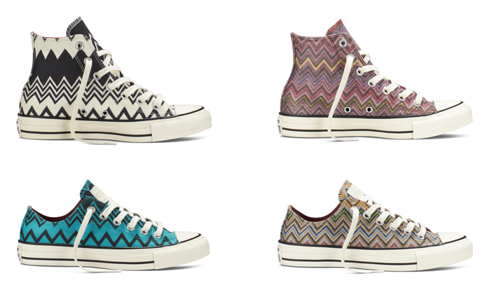 Camille et les garçons CONVERSE X MISSONI 1